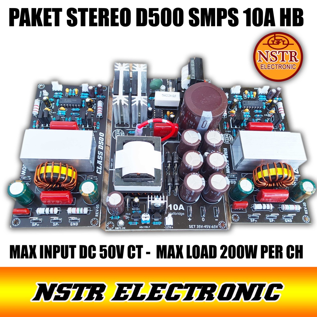 Class d500 and smps 10a hallbridge packages | Shopee Philippines
