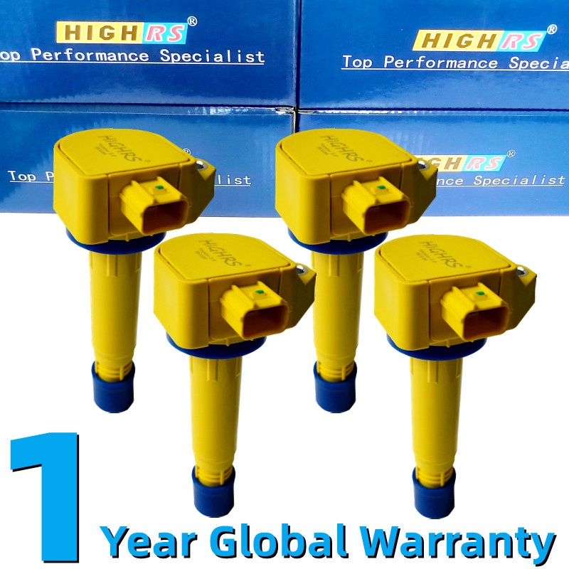 Ignition Coil Spark Plug Fit Honda Civic 1.8L Set Of 4 2006 2007 2008 - View #10