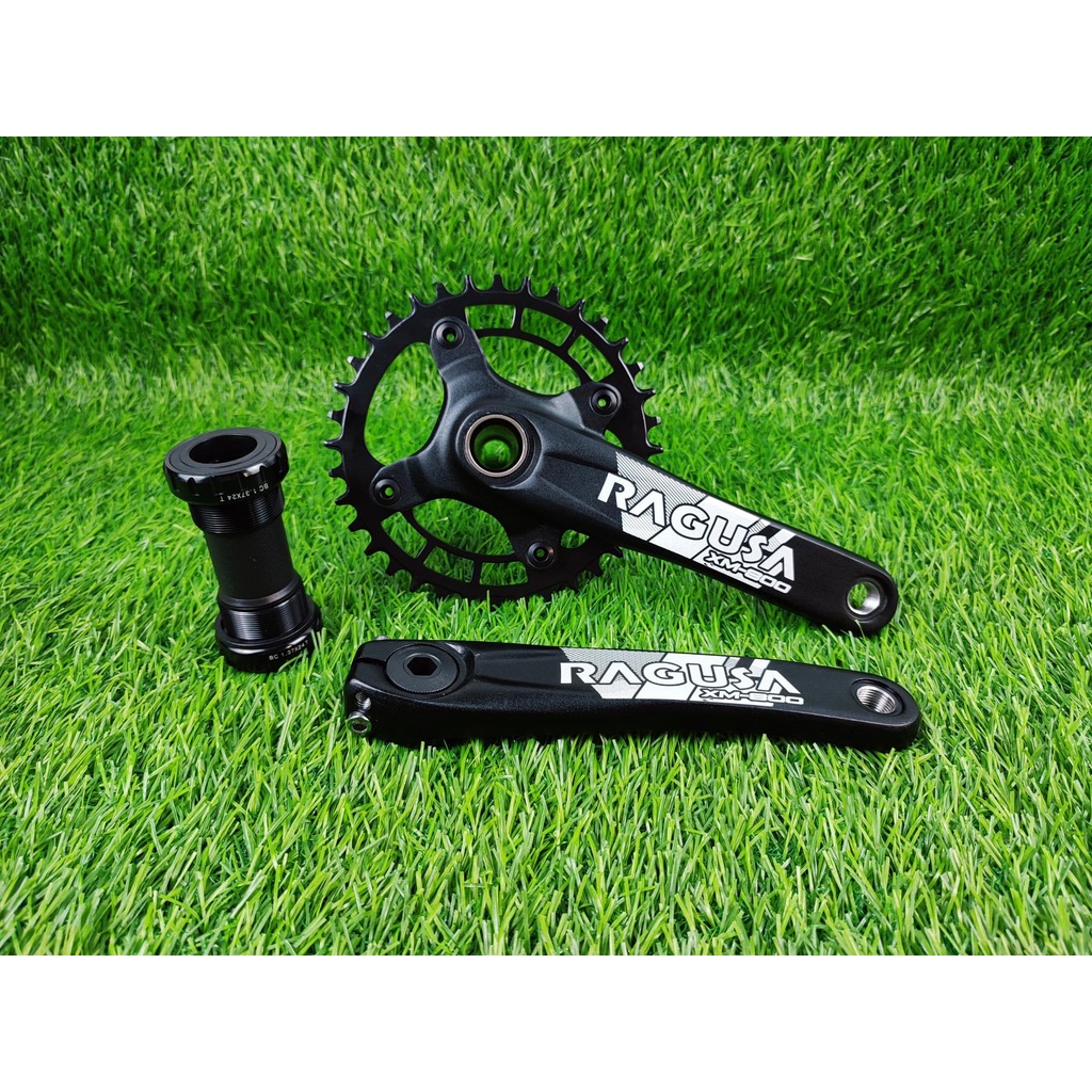 Ragusa XM800 1x Hollowtech Bicycle Crank Alloy Mountain Bike MTB Gravel