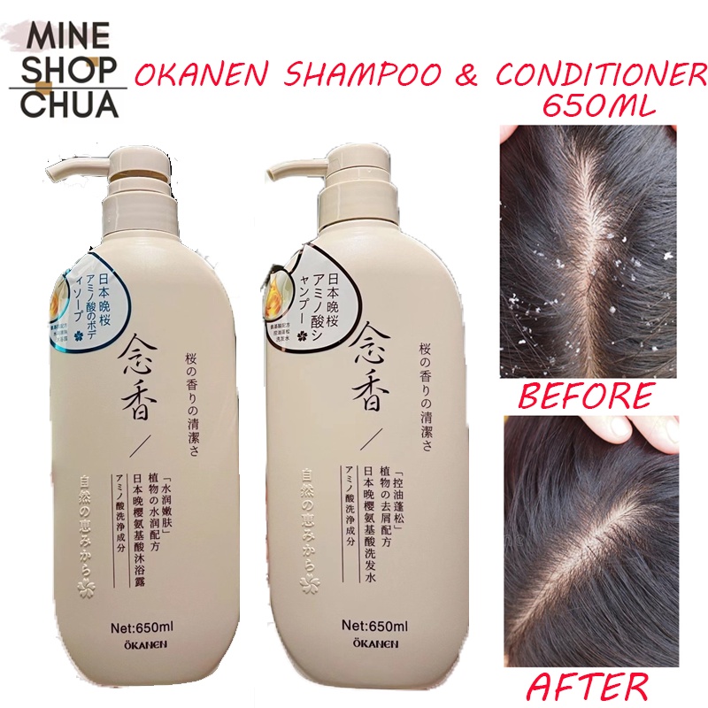 OKANEN SHAMPOO & CONDITIONER 650ML Shopee Philippines