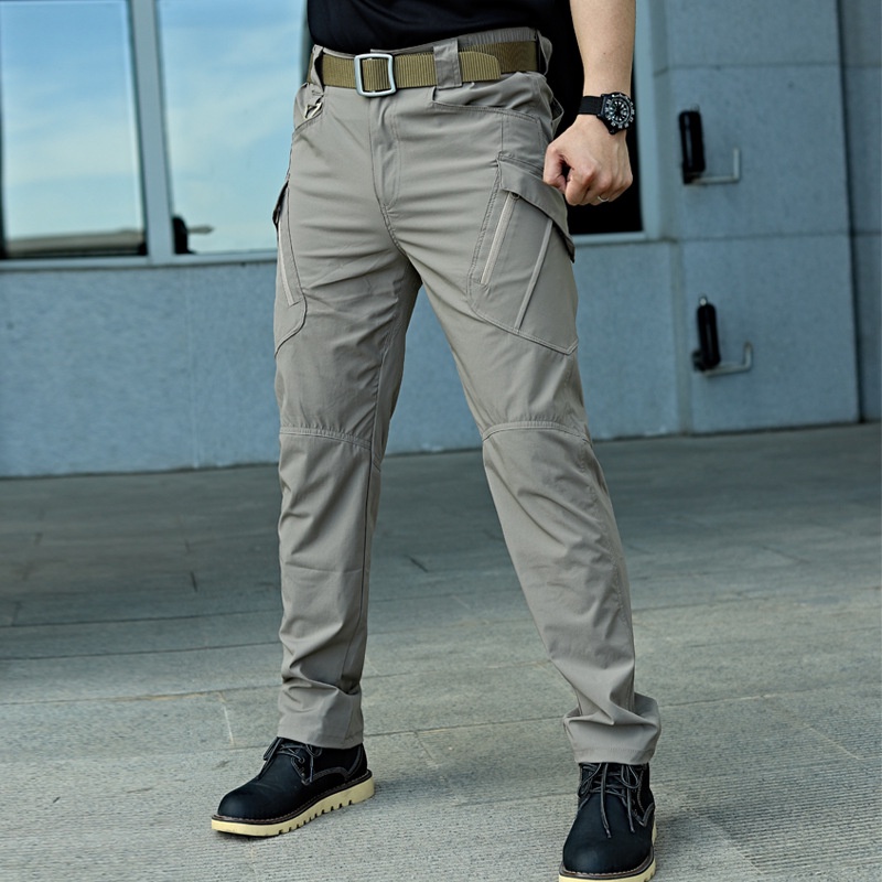 IX9 Military Tactical Pants Waterproof Cargo Pants Men Breathable Solid ...