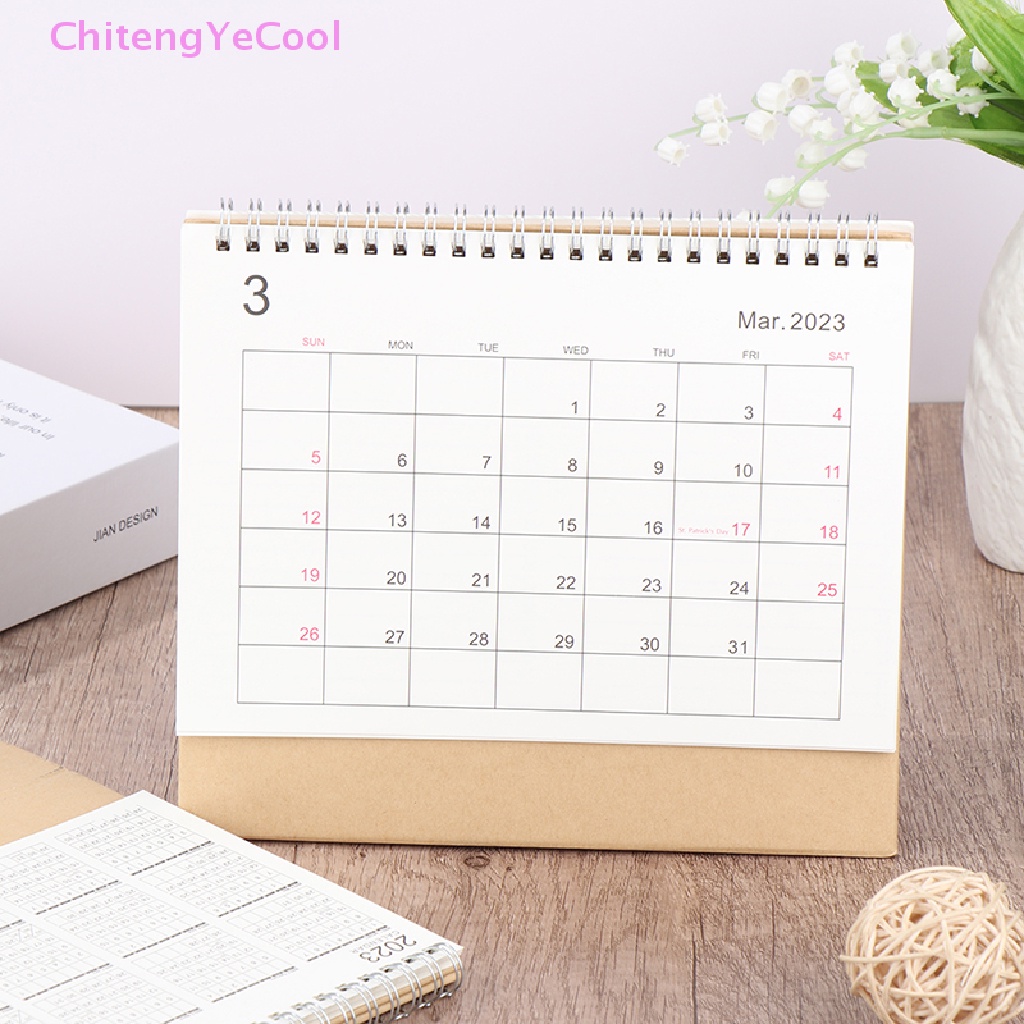 【HGPH】 2024 Simple Korean Style Table Calendar Desktop Calendar Planner ...