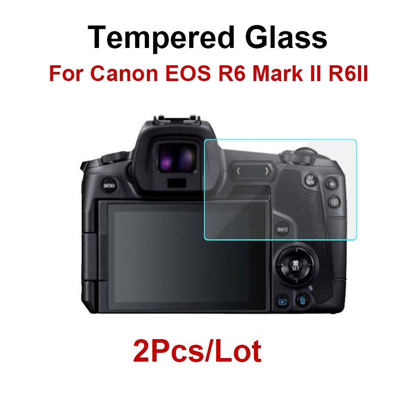 2PCS Tempered Glass For Canon R6 II EOS R6 Mark II R6II Markii Camera ...