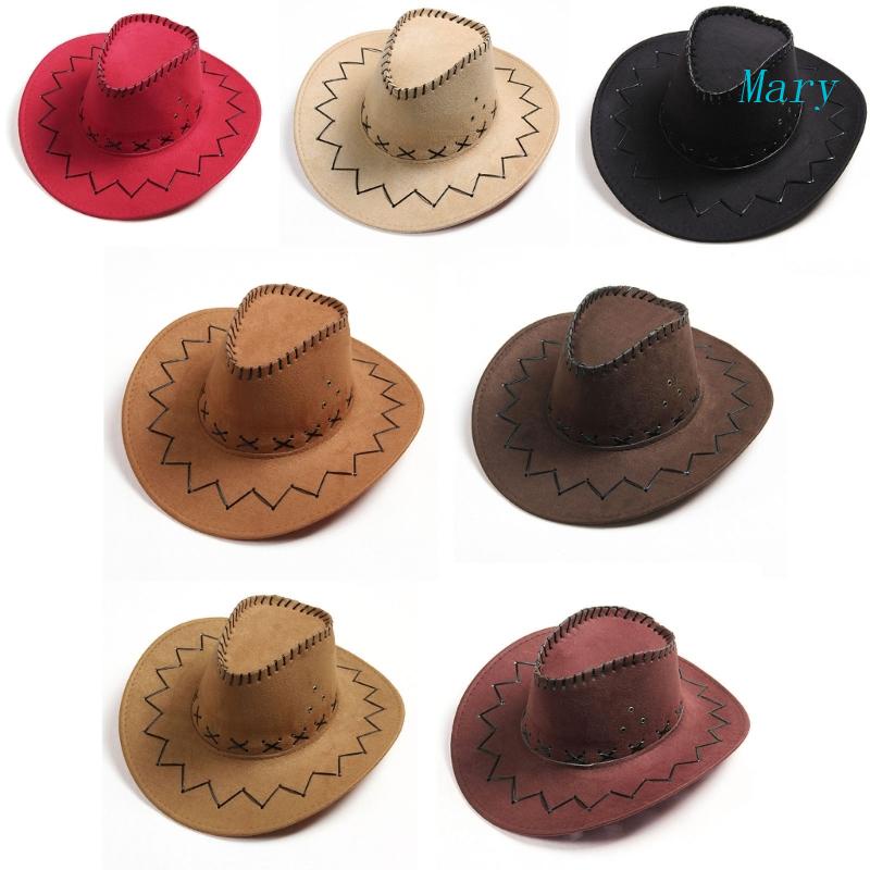 Mary Western Cowboy Hat Curved Brim Outdoor Toddler for Sun Hat