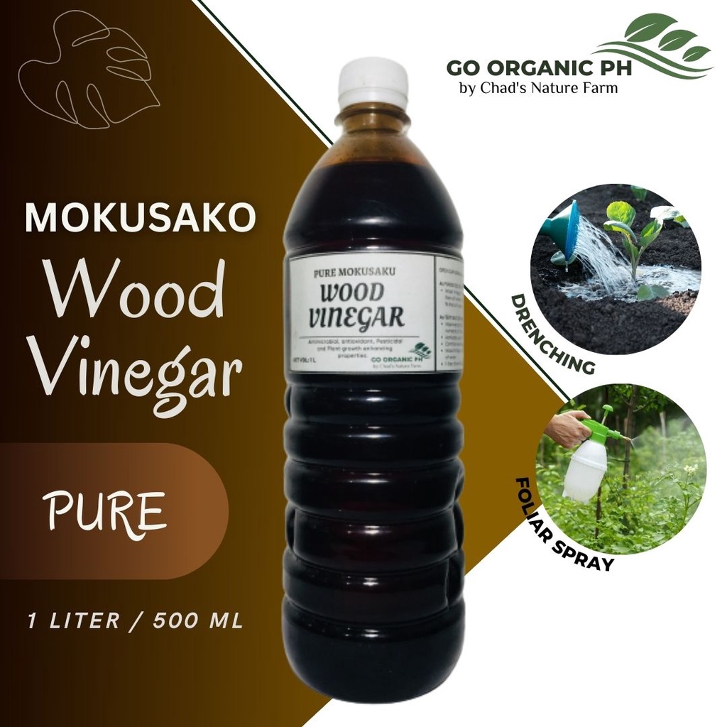 PURE MOKUSAKU WOOD VINEGAR 1L & 500 ML Shopee Philippines