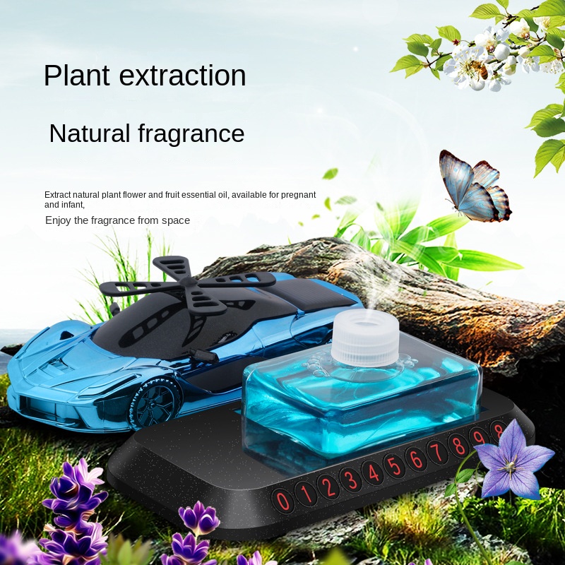 Car Air Freshener Aromatherapy Auto Interior Solar Powered Model Car ...