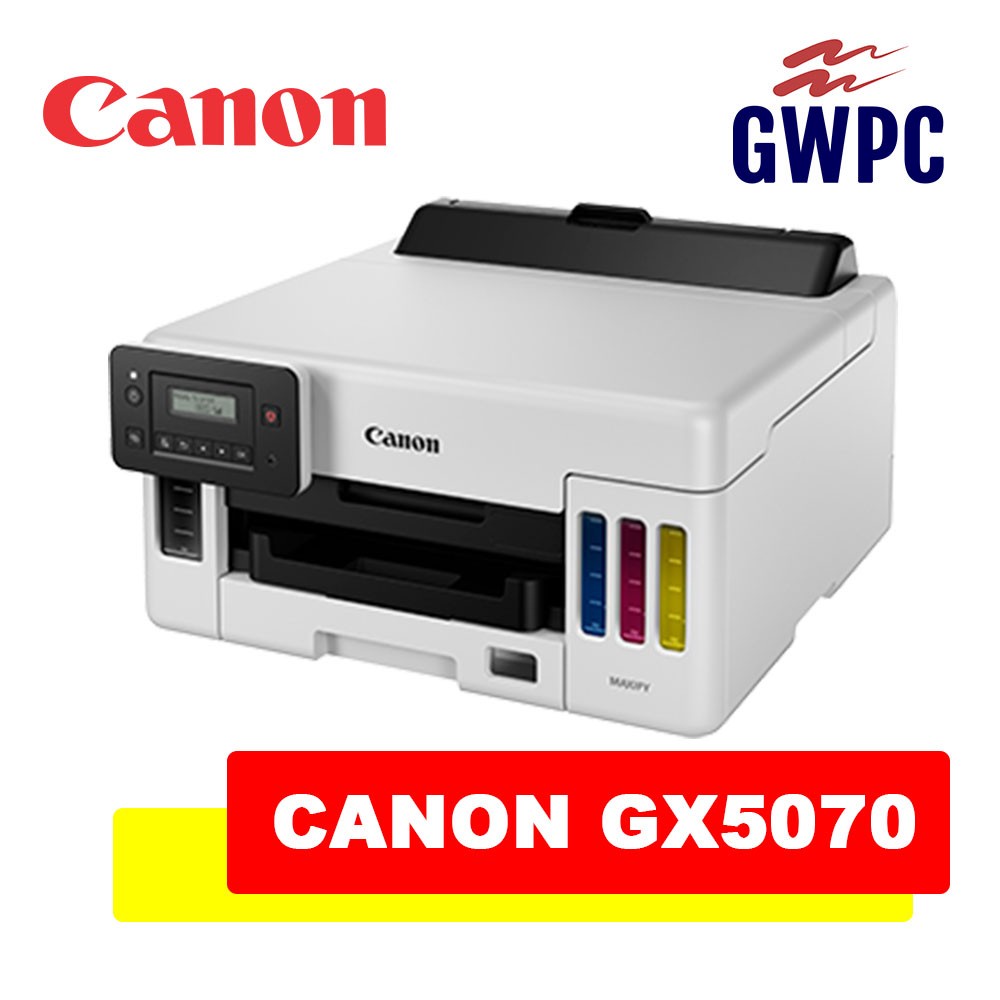 Canon MAXIFY GX5070 Wi-Fi Refillable Ink Tank Business Duplex Printer ...