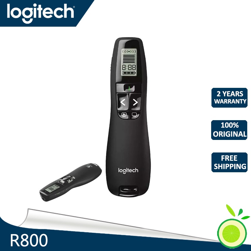 Logitech R800 professional wireless presenter Powerpoint remote control