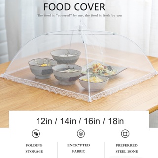 Food Cover Mesh Folding Washable Flies Tables Cover Insect Proof