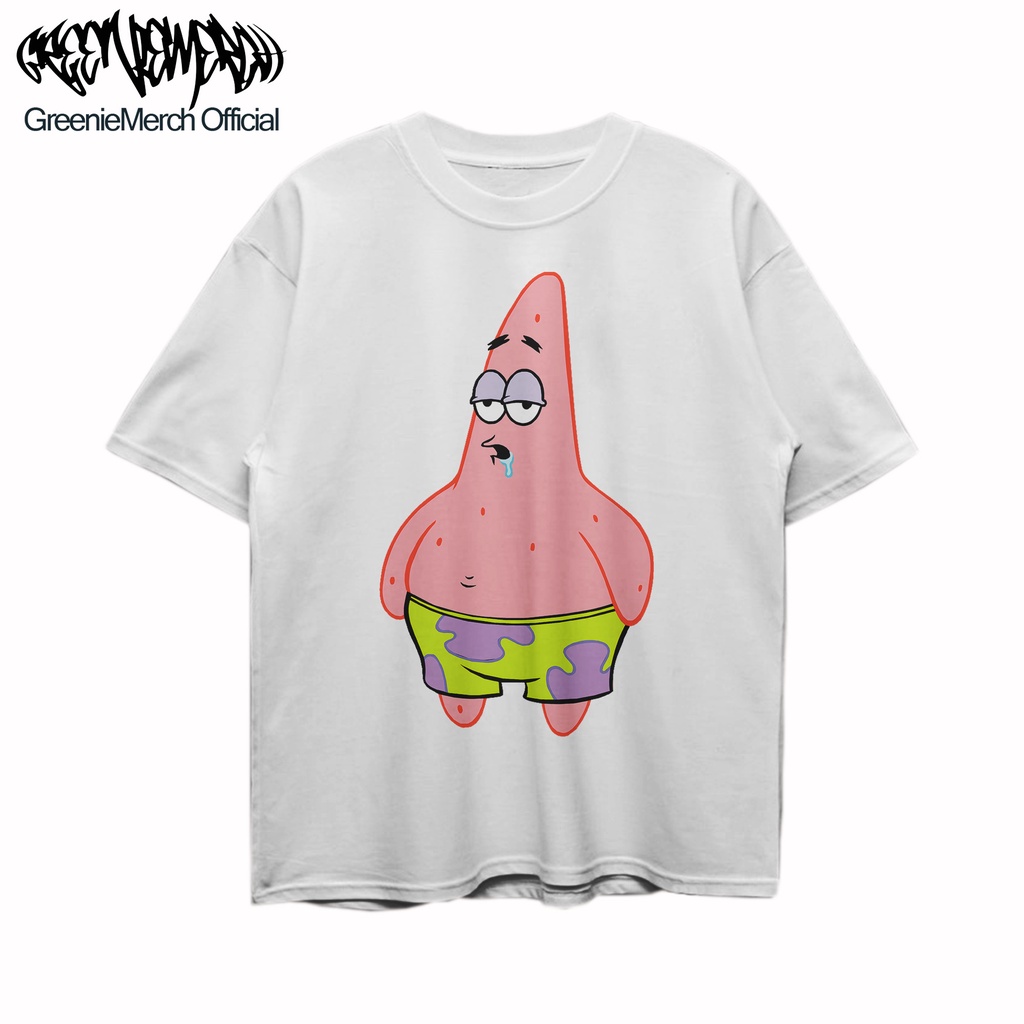 Patrick Star Unisex Oversize Vintage Facebox T-Shirt | Shopee Philippines