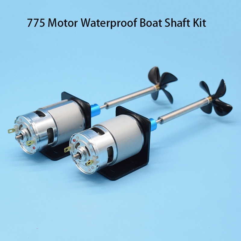 RC Boat 775 Motor Waterproof Boat Shaft Kit Stainless Steel Waterproof