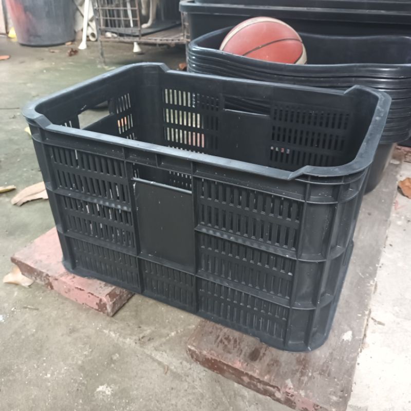 UNILUCKY CRATES /HEAVY DUTY STACKABLE PLASTIC FRUIT CRATE / VEGETABLE