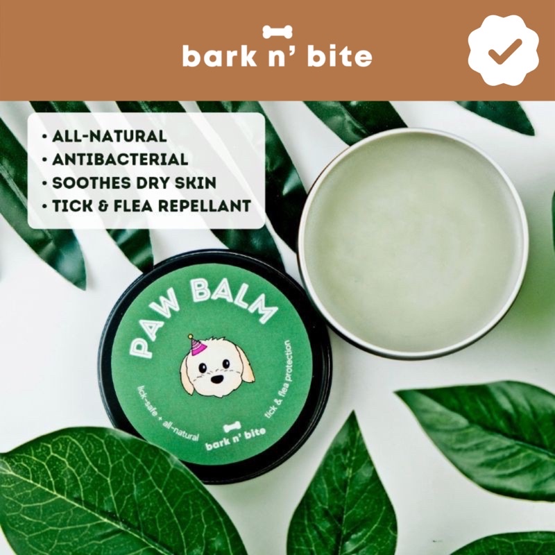 Bark n' bite Paw & Body Balm for dogs (Organic & Lick-safe) 50g for ...