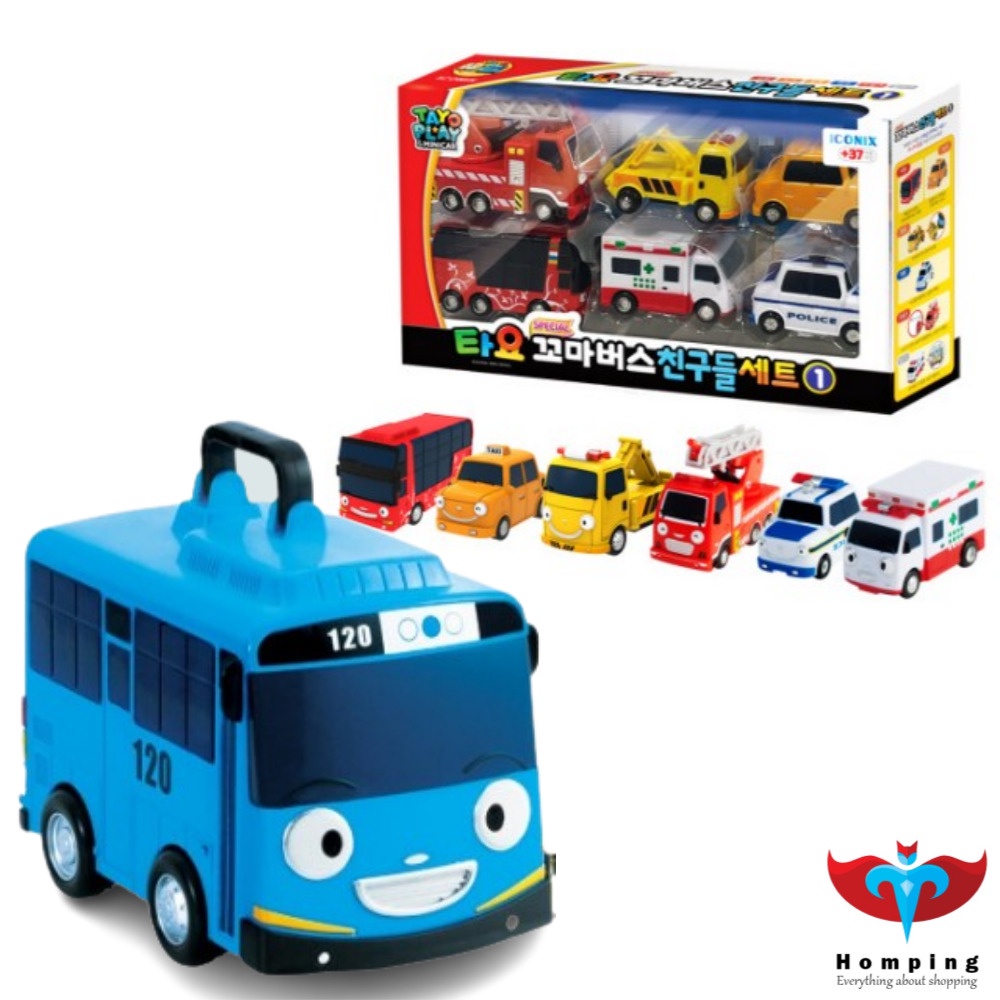 [Tayo] Korea’s No.1 cute toy friend, Tayo minicar carrier + special ...