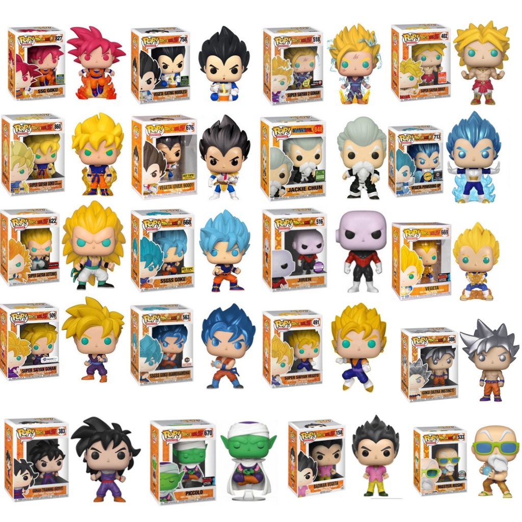 Funko Pop Animation Dragonball Dragon Ball Z Goku Vegeta Gohan Broly Master Roshi Piccolo 2896