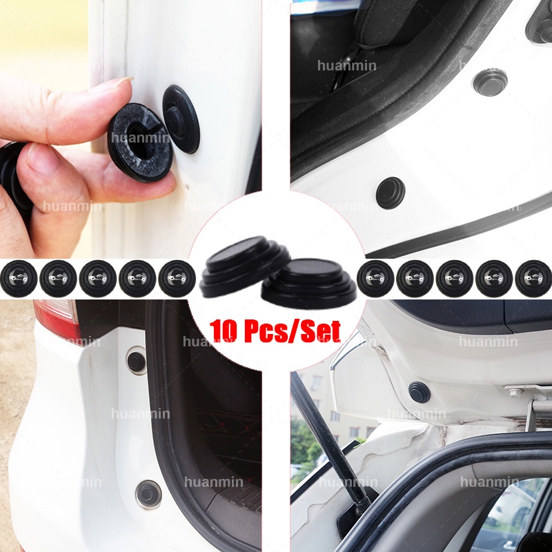 10Pcs Car Door Shock Absorbing Gasket For Car Trunk Sound Insulation ...
