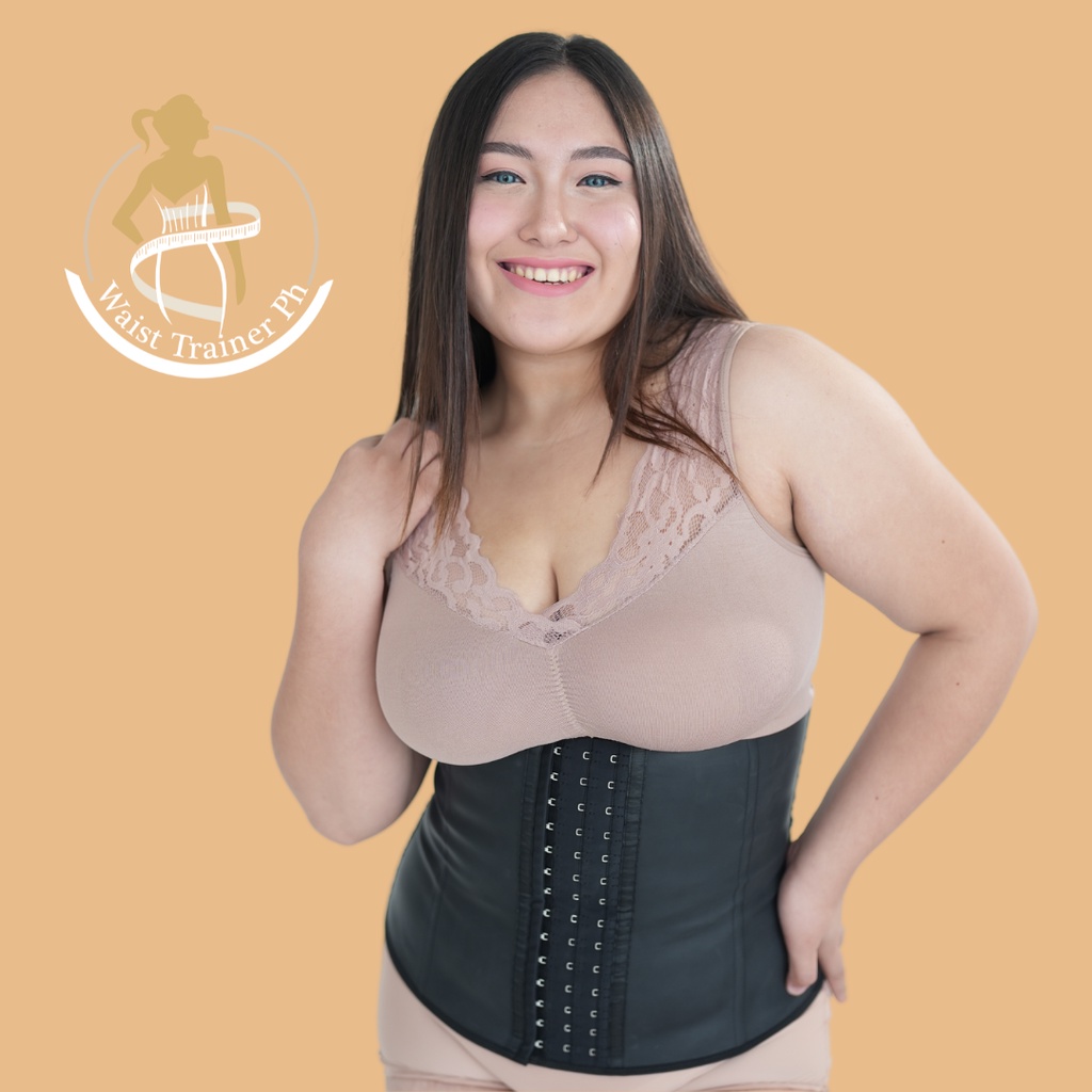 Vloggers Choice 25 Boned Latex Corset Regular Waist Trimmer Body Shaper Corset Waist Trainer 