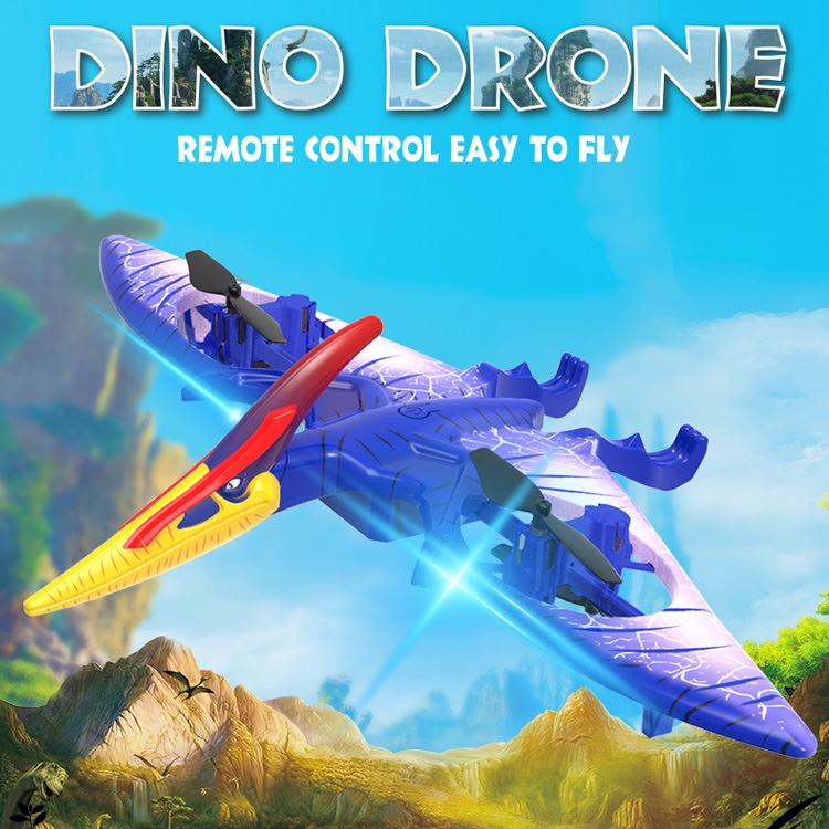 Dinosaur Drone 2.4G Foam RC FourAxis Aircraft Simulation Dinosaur