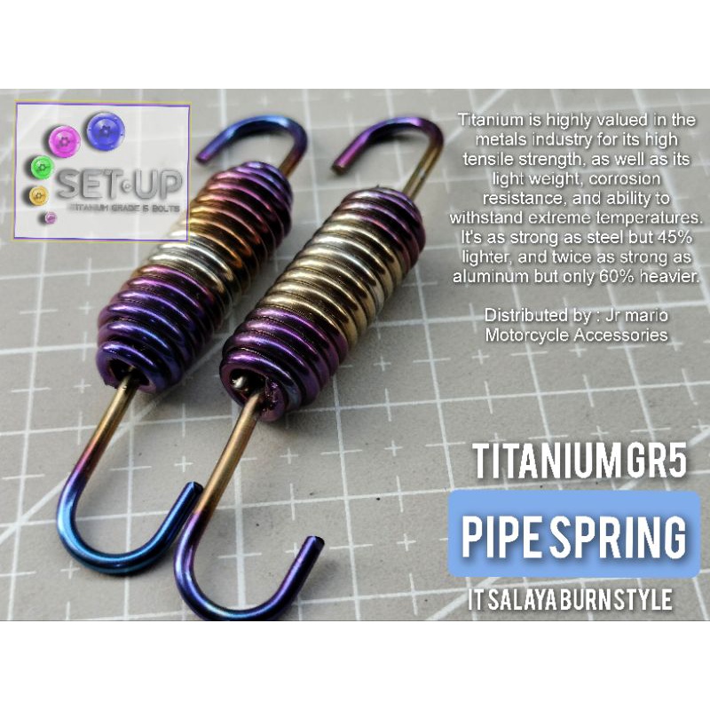 TITANIUM GR5 BURN PIPE SPRING (1PC) | Shopee Philippines