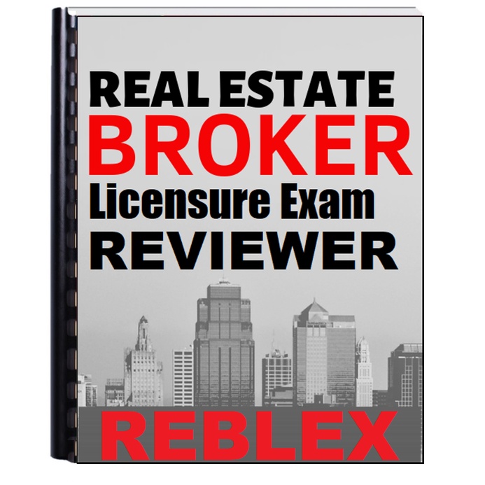 Real Estate Broker Exam Reviewer 2024 REBLEX Updated Edition Shopee