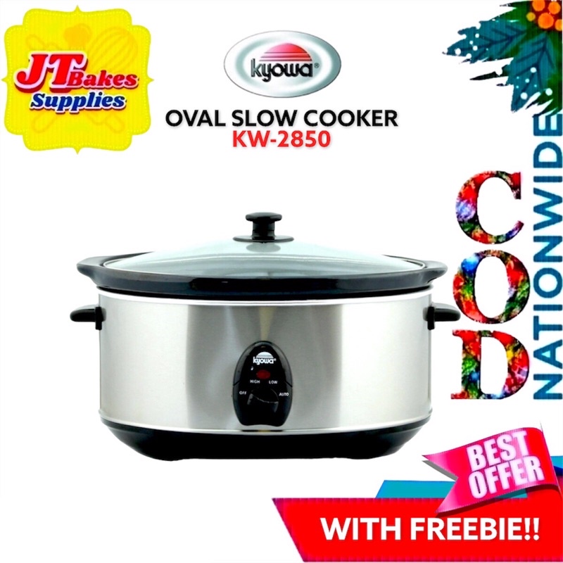 Kyowa Slow Cooker Oval 3.5 Liters KW2850 With Freebie Shopee Philippines