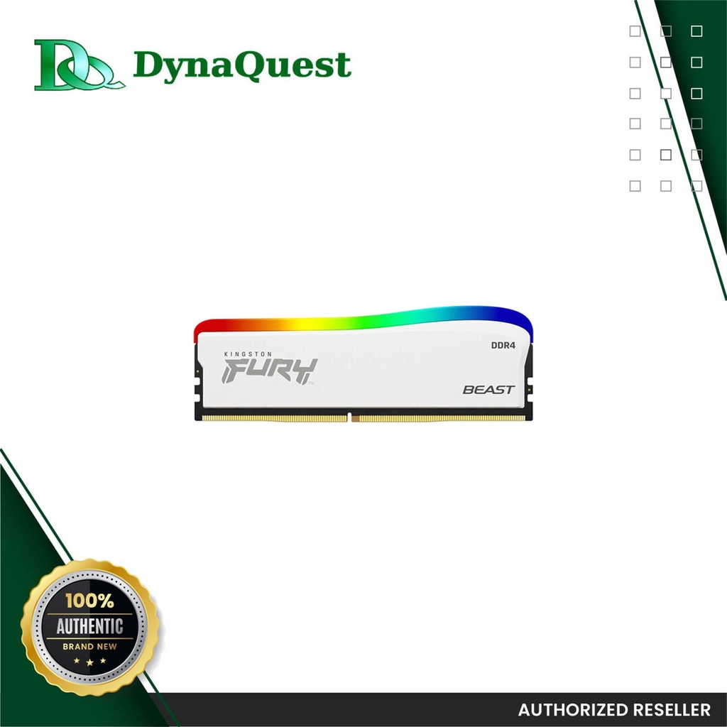 Kingston FURY Beast RGB 32GB (2x16GB) 3200MT/s CL16 Desktop Memory