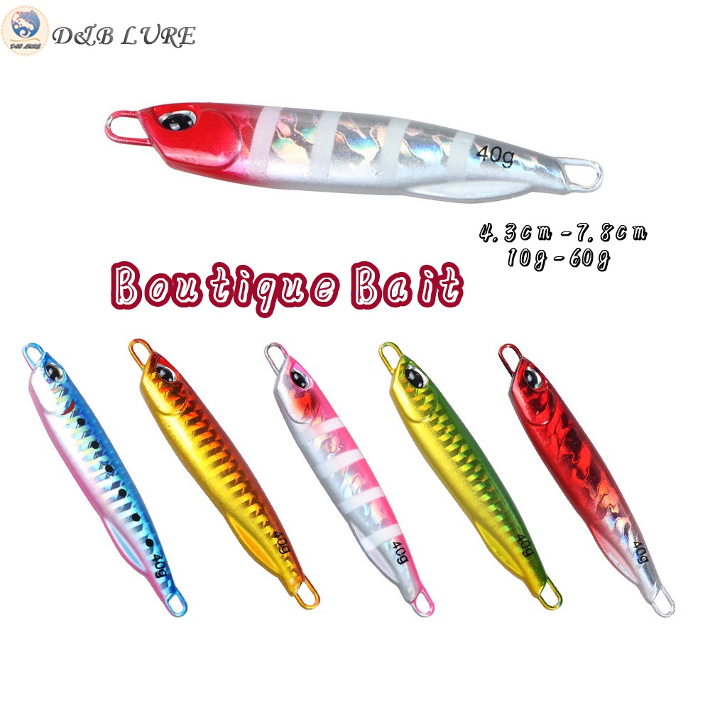 Ready Stock+Japanese Lure Bait (10-60) Shore Casting Iron Plate Lead Fish  Sequin Long Version duo Fishing Gear Realistic Swimming Posture