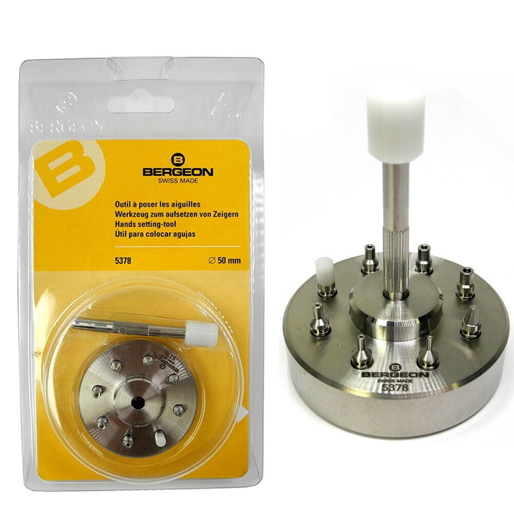 Bergeon 5378 Watch Hand Fitting Setting Tool 9 Stakes on Holder Watches Shopee Philippines