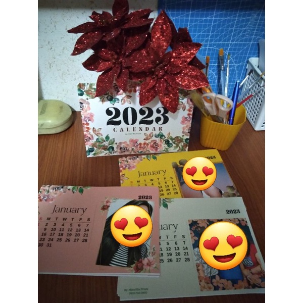PERSONALIZED DESK CALENDAR WITH STANDEE Shopee Philippines