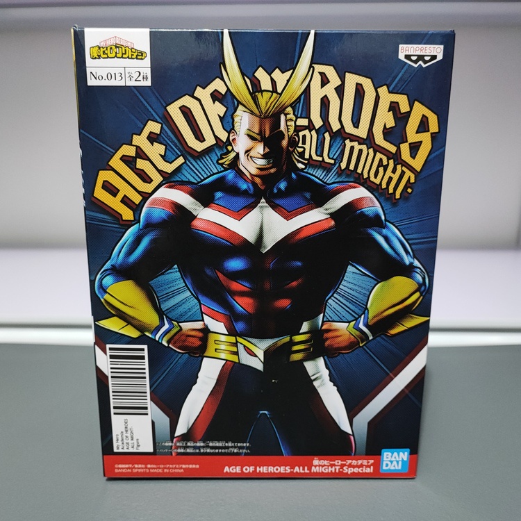 [MISB] Banpresto My Hero Academia MHA Age of Heroes All Might | Shopee ...