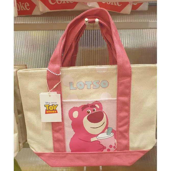 Toy story tote Lotso Greenman Bag Shopee Philippines