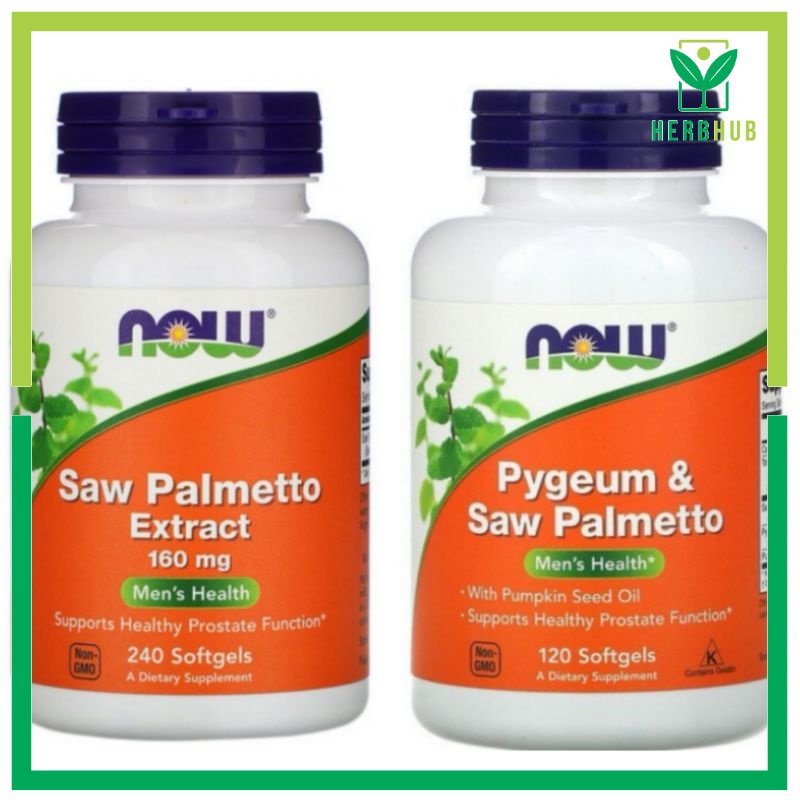 Herb Hub Now Foods, Saw Palmetto Extract, Men's Health, Prostate