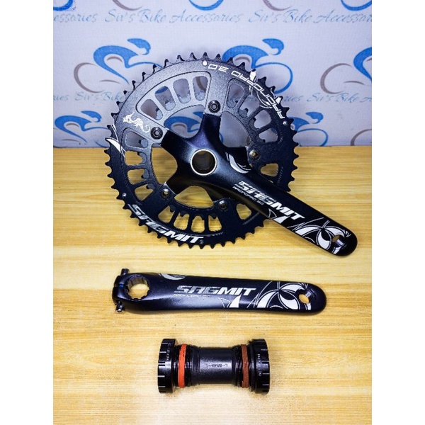 Sagmit Racing Pro 3.0 Hollowtech Crankset 50 34T 170mm Road Bike