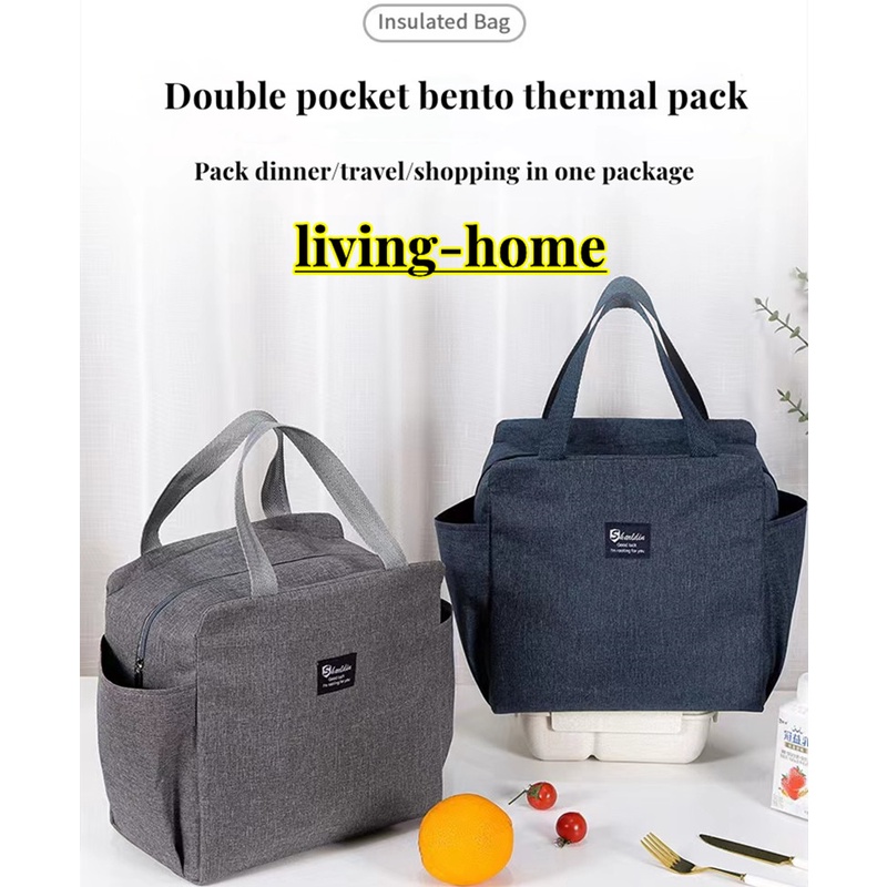 Fashion thermal insulation lunch bag lunch box tableware set water cup