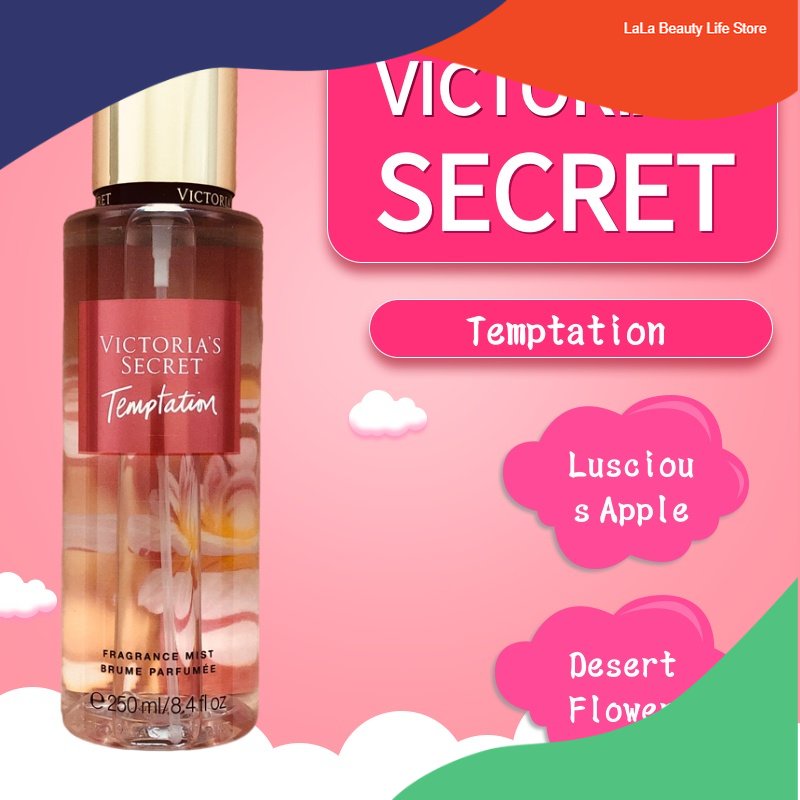 Victorias Secret Vs Temptation Fragrance Mist Authentic Perfume For Women 250ml Shopee 