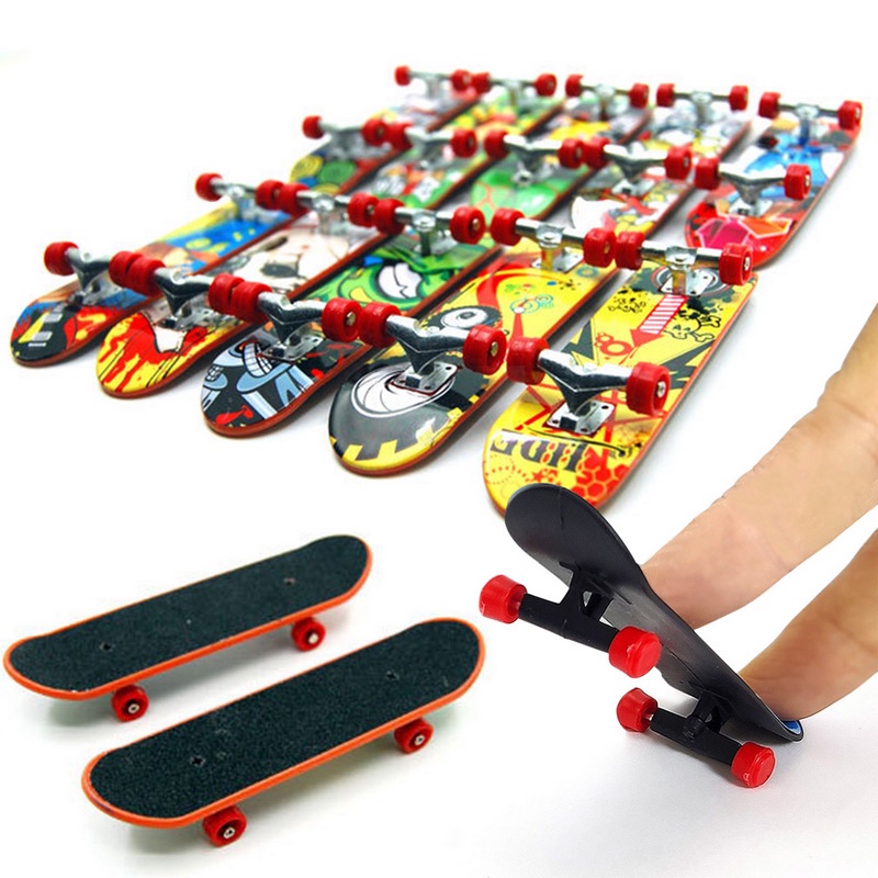 Skatepark Fingerboard Set Random Design Tech Deck Finger Mini Skate Board Skateboard Shopee