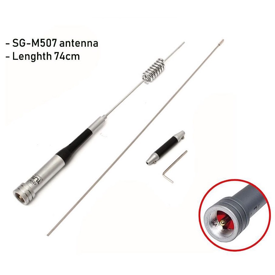 Antenna NL-770R Con Staffa RB-46 E Prolunga 5M SC-316 Per Radio ICOM &ndash; Nuova