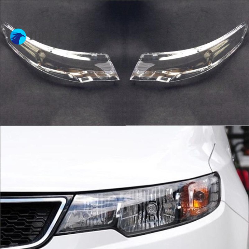 thumbnail image 2 of CPW Pair Clear Fog Lights For 2010-2013 KIA Forte – Front Bumper Driving Lamps W/ Bulbs DOT 2 of 3