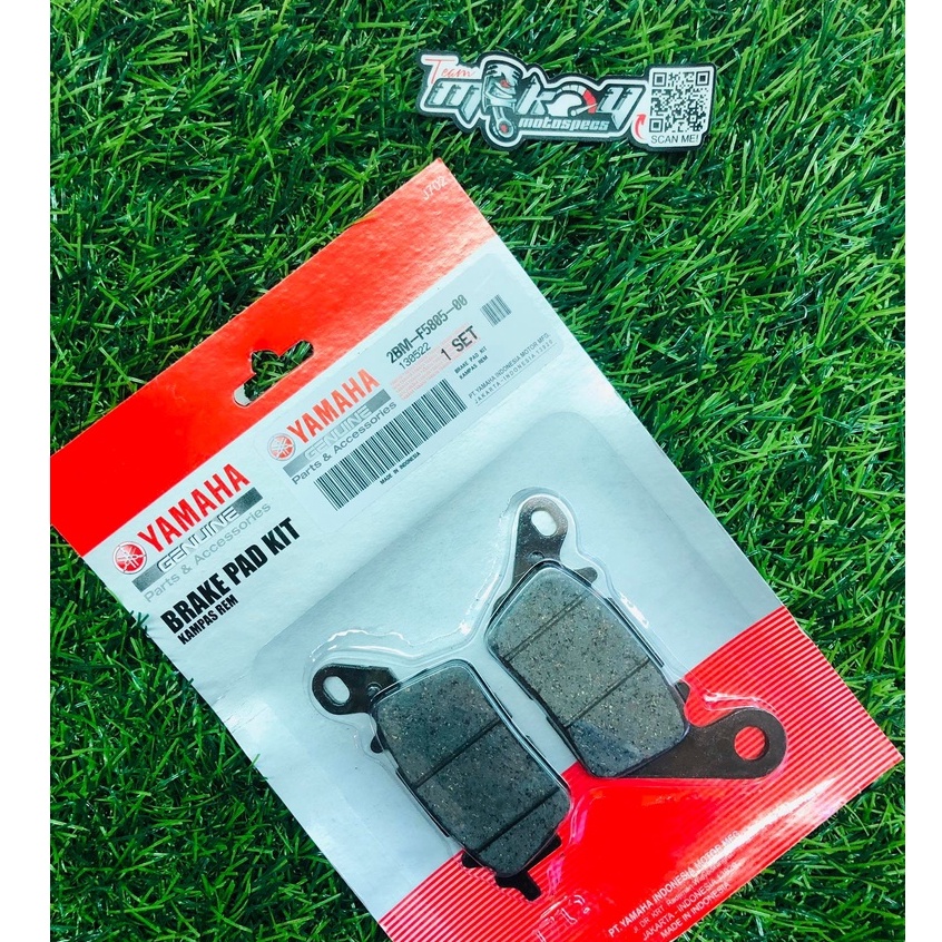 YAMAHA GENUINE BRAKE PAD FOR MIO i 125 M3 (2BMF580500) Shopee