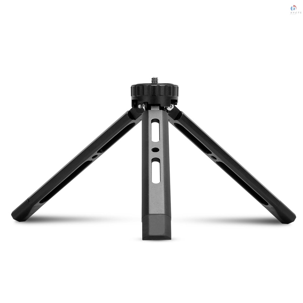 [COD]Mini Metal Tripod Aluminum Alloy Desktop Stand Tripod with 1/4 ...