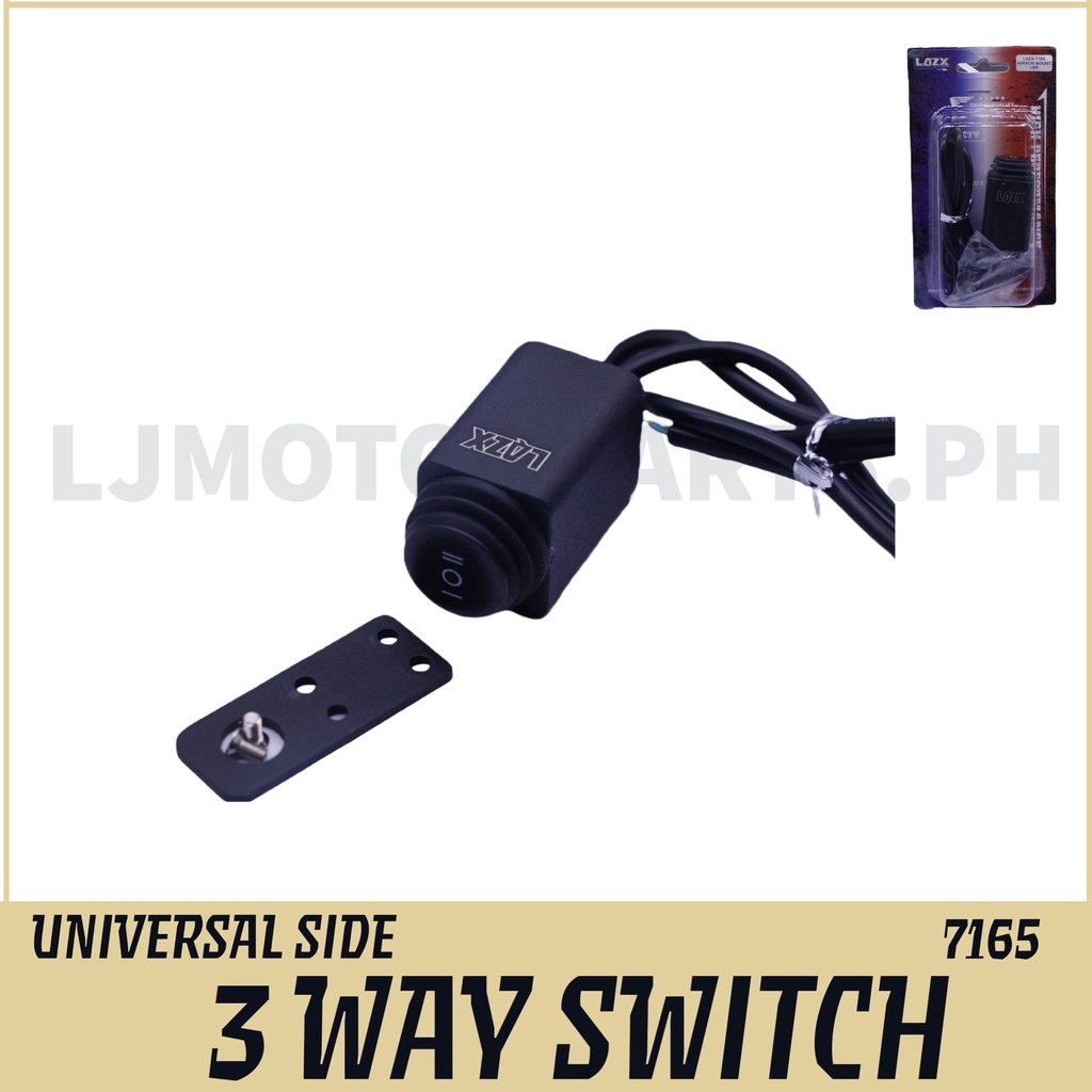3 Way switch mini driving light mirror mount left & right 7165