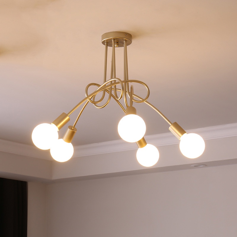 YC [Inventory] Antique attic spider pendant lamp ceiling lamp Nordic ...
