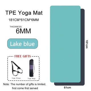 15MM Extra Thick Yoga Mat Exercise mat Non Slip Mat Tasteless Soft