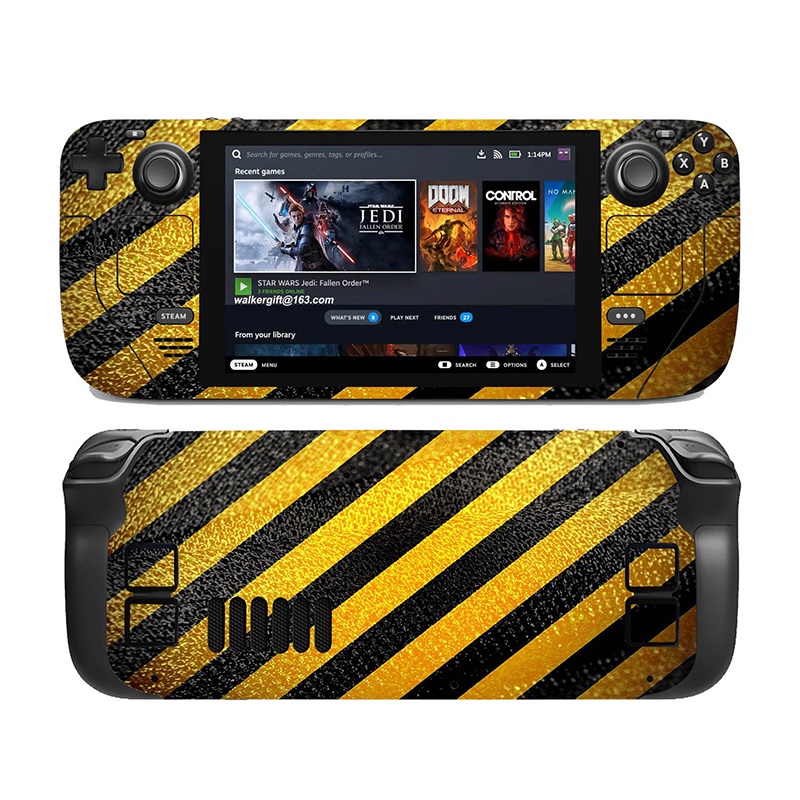Protection Sticker for Steam Deck Game Console Protective Skin Decal ...