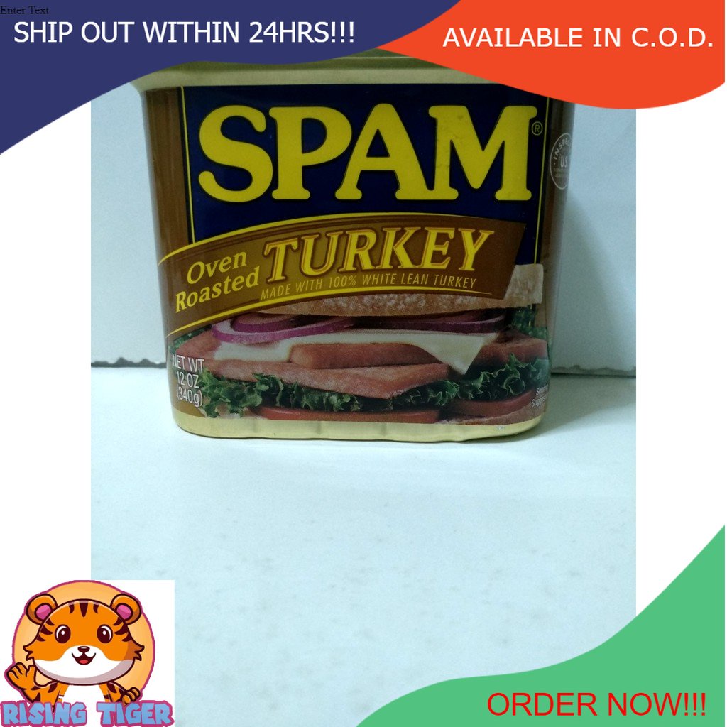 Spam Luncheon Meat 340g with different variants. Expiration Dec 2025