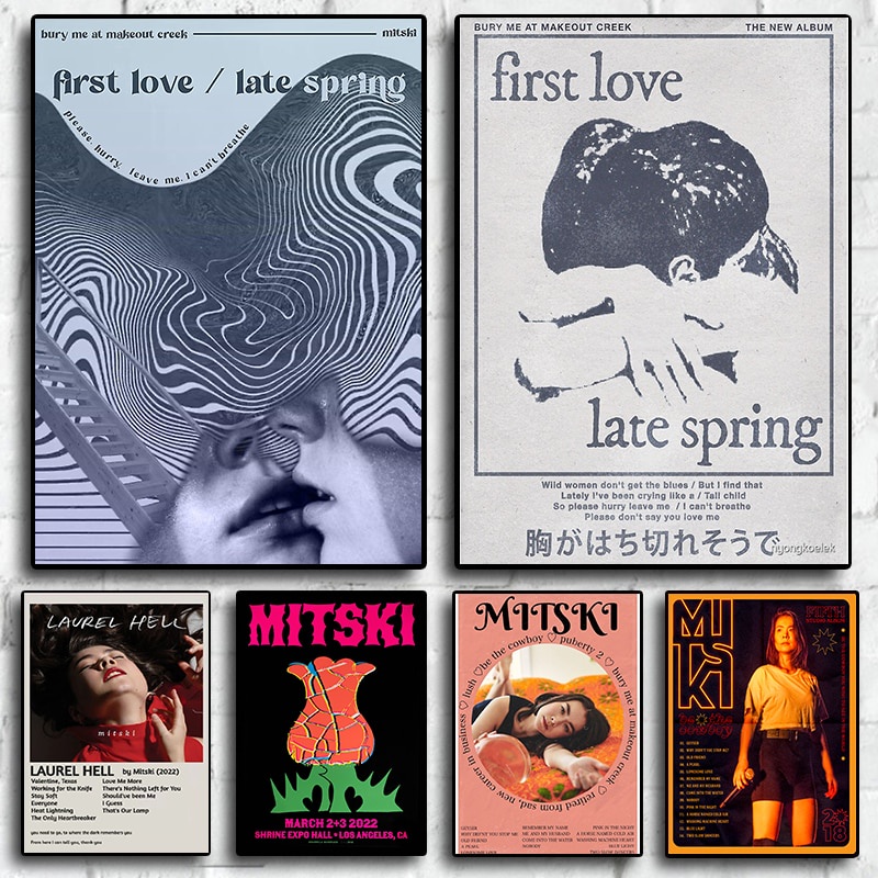 Nordic Music Album First Love Late Spring Mitski Poster Aesthetic ...