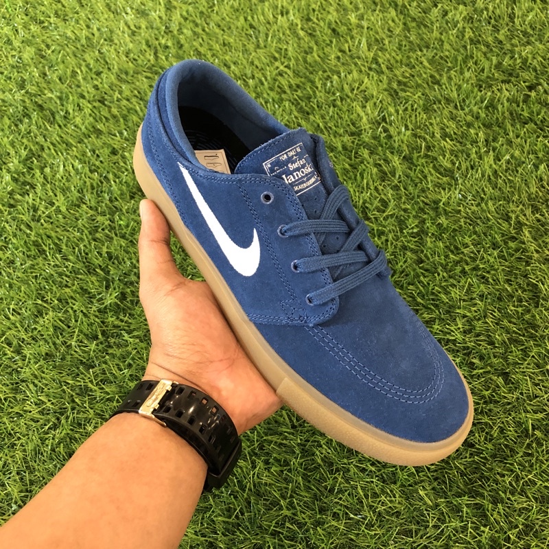 Janoski shop blue suede