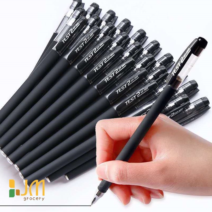 JM-Gel pen 0.5 black student with a signature pen carbon pen ink pen ...