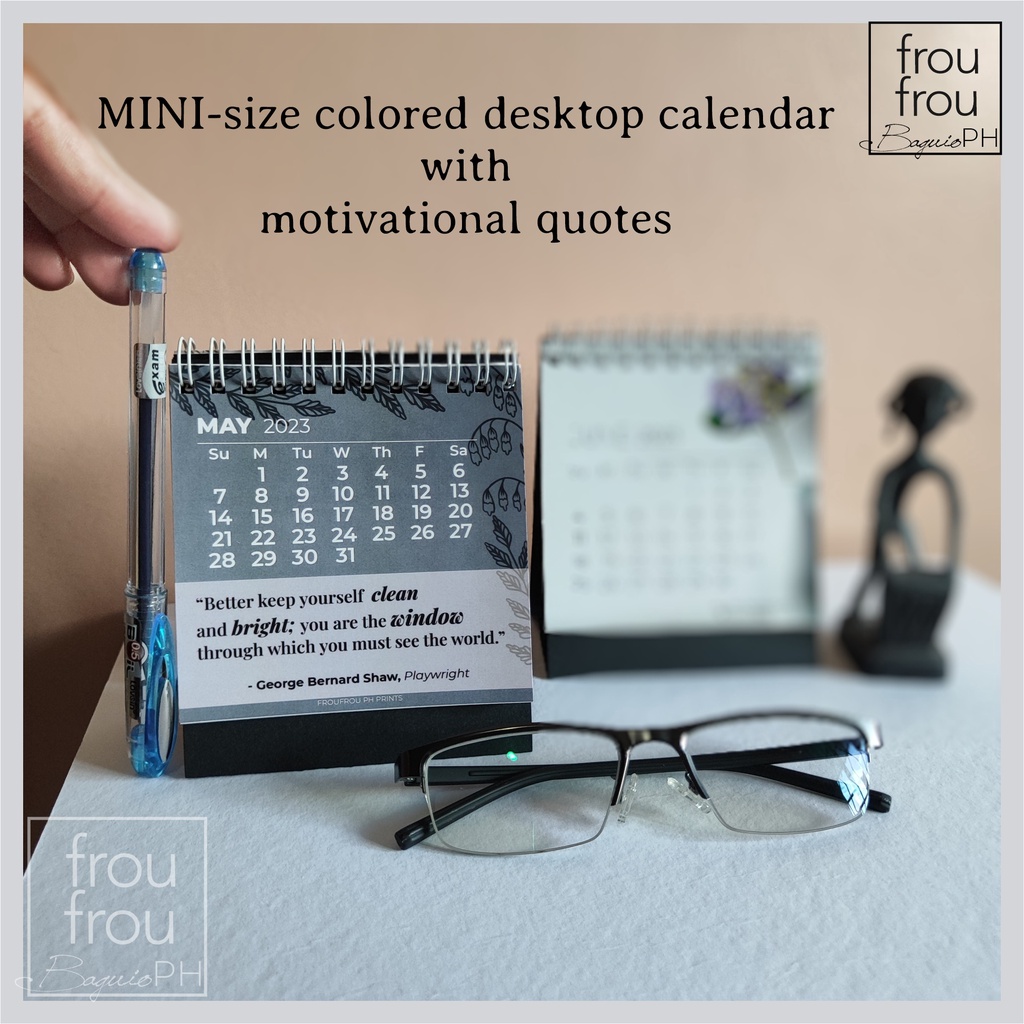 Inspirational Quotes Desk Calendar 2025