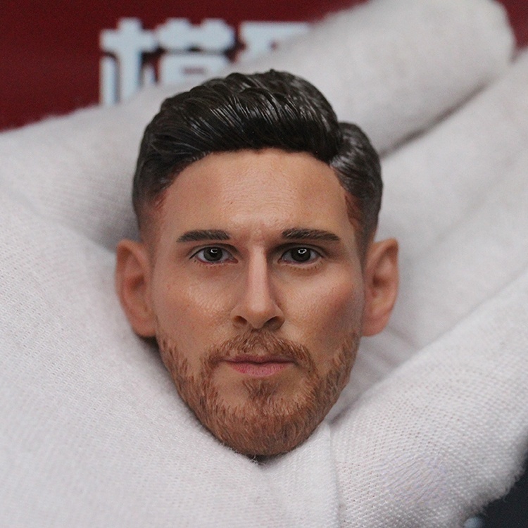 1/6 Star Soccer Player Headsculpt Lionel Messi Third Brand Head Carving ...